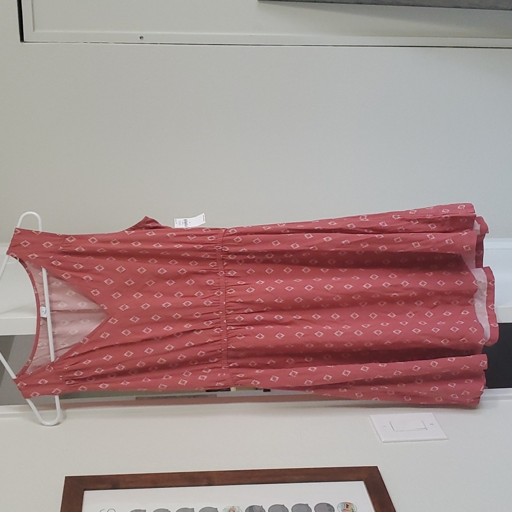 Pink patterned dress